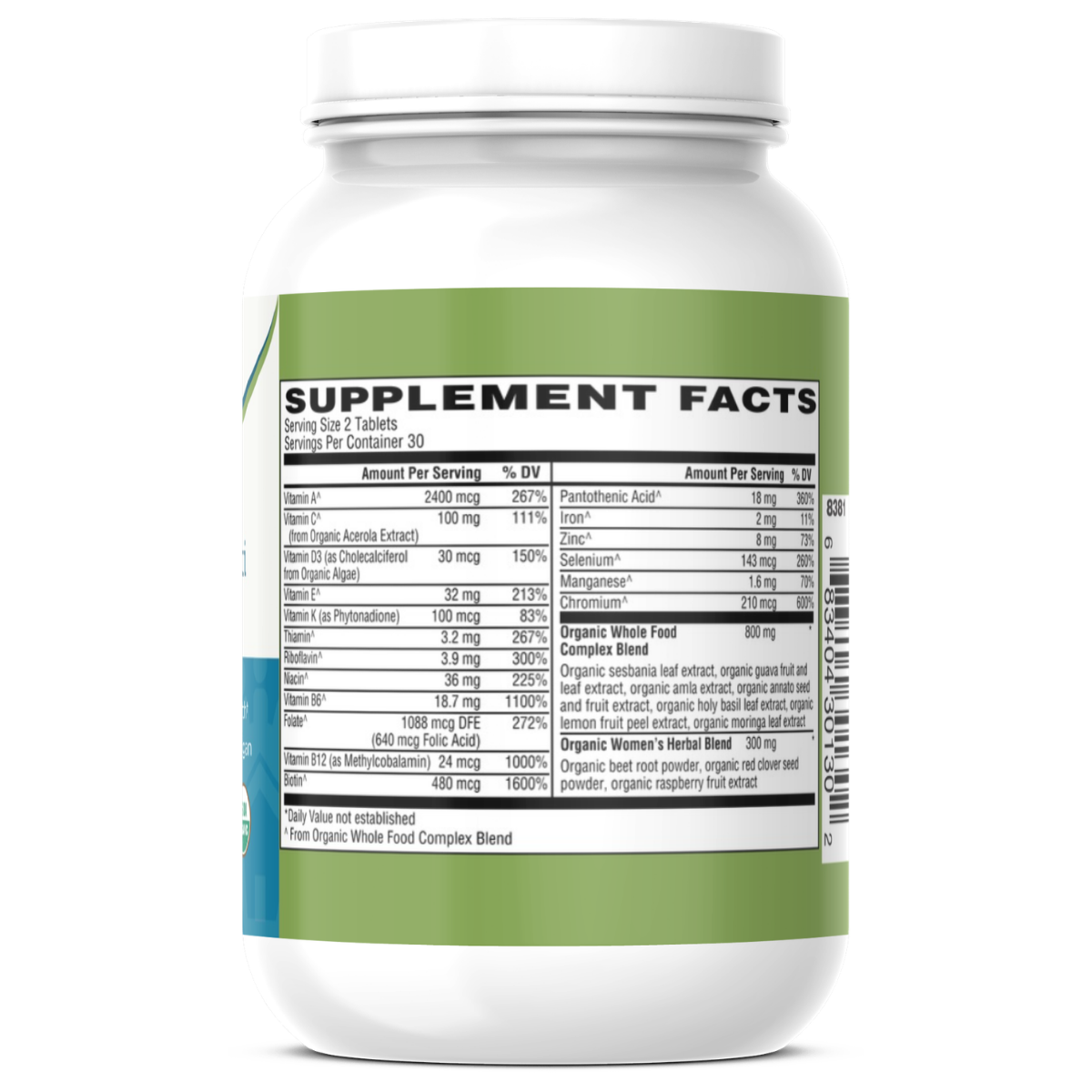 Organic Womens Multi 40+