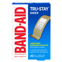 Thumbnail for BAND-AID Brand TRU-STAY Sheer Adhesive Bandages