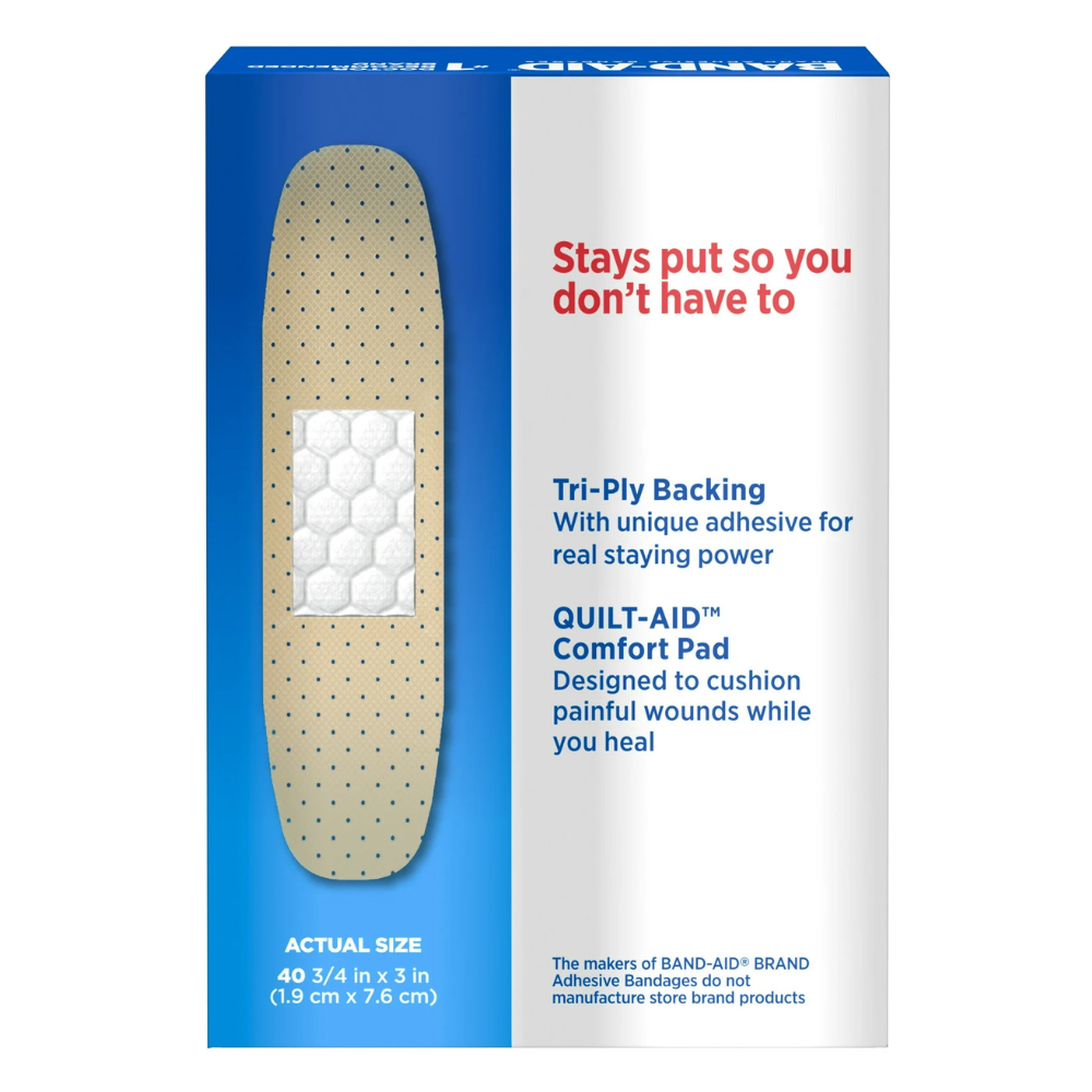 BAND-AID Brand TRU-STAY Sheer Adhesive Bandages