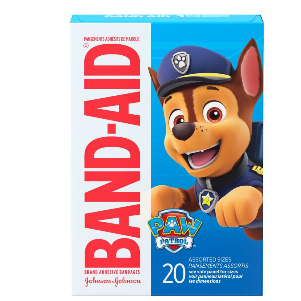 BAND-AID Brand Adhesive Bandages, featuring Paw Patrol