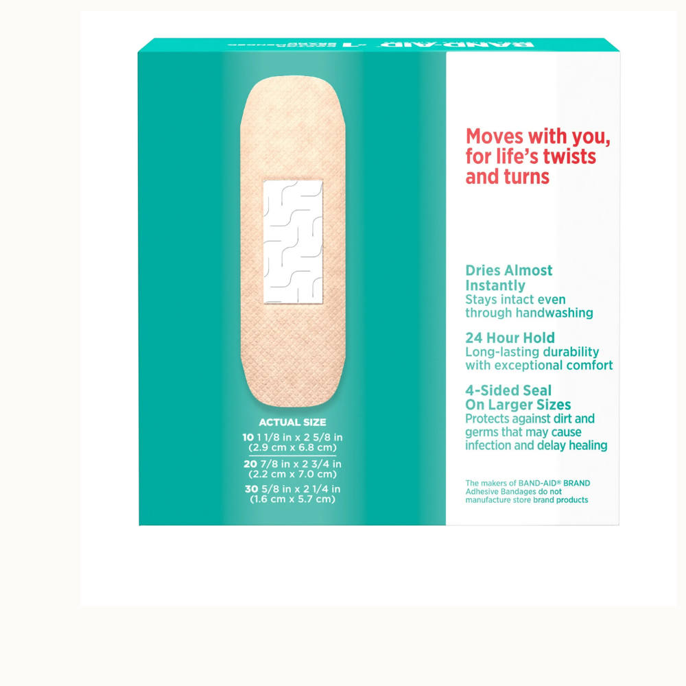 BAND-AID Brand SKIN-FLEX Flexible Adhesive Bandages
