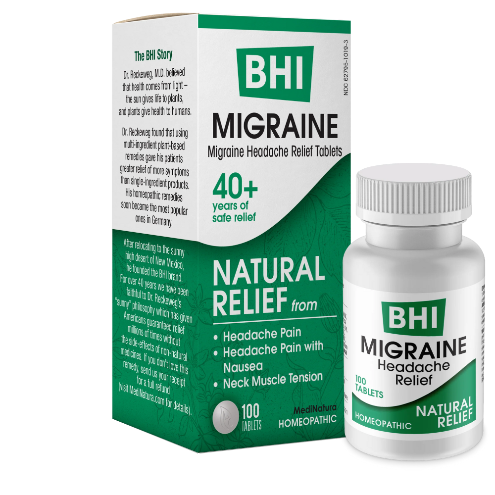 BHI Alivio para la migraña