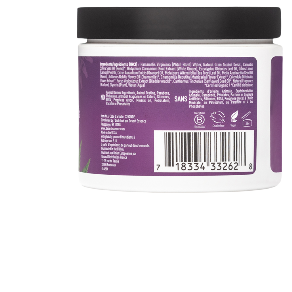 Cannabis Sativa & White Ginger Facial Cleansing Pads