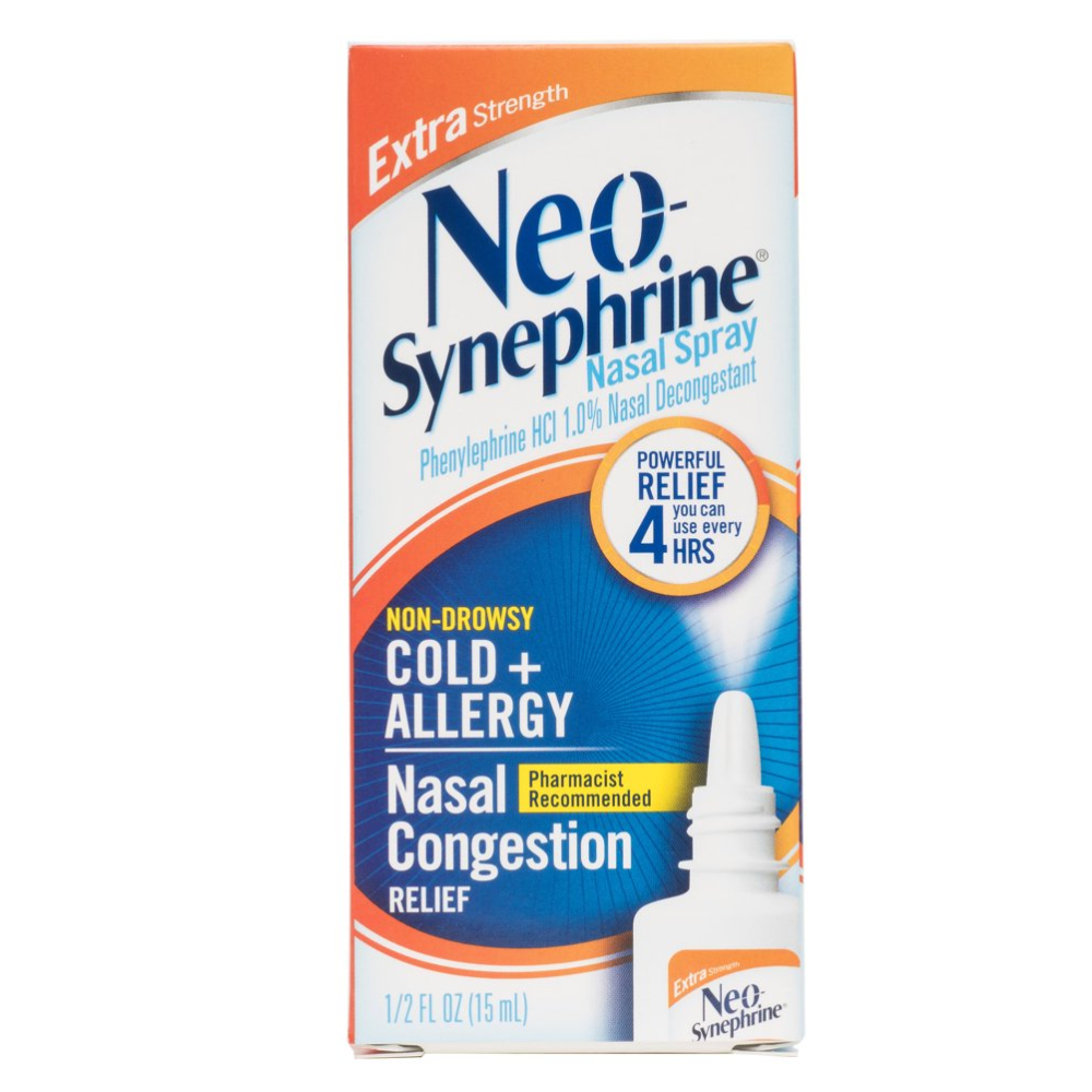 Neo-Sinefrina Spray Nasal Extra Fuerte, Fenilefrina Spray Nasal