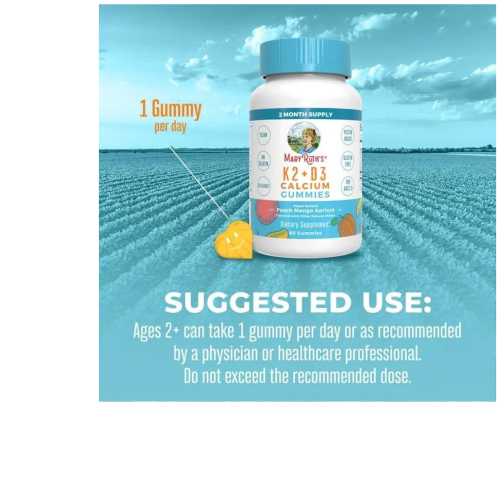 K2 + D3 Calcium Gummies