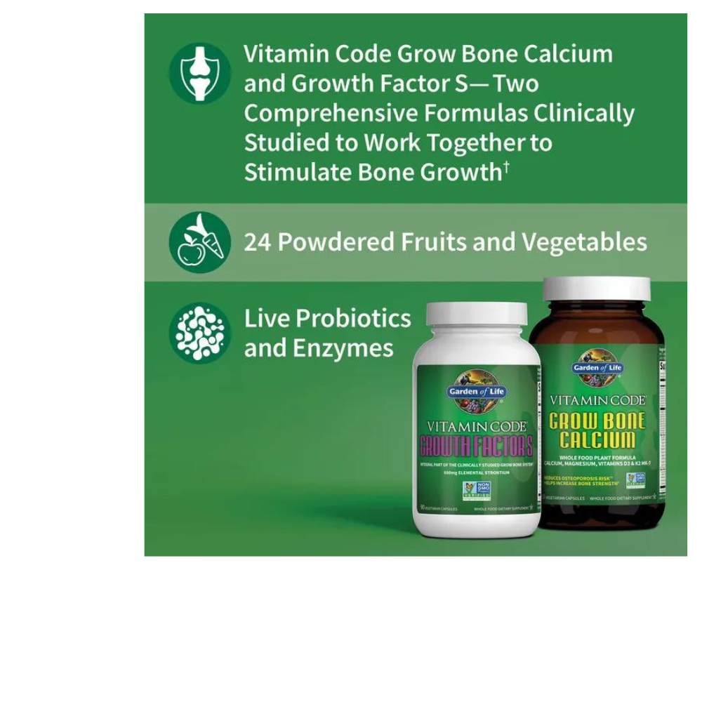 Sistema Vitamin Code para el crecimiento óseo 1 kit