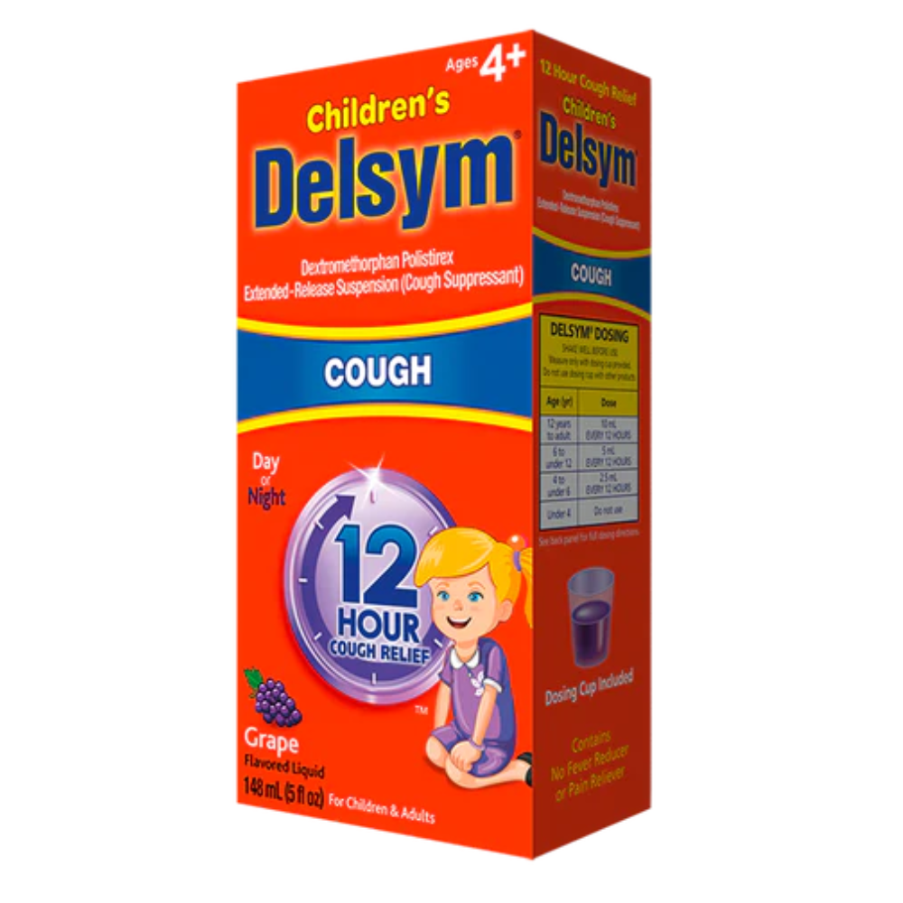 Delsym 12 Hour Grape Flavored Children’s Cough Liquid