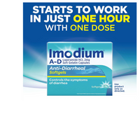 Thumbnail for IMODIUM A-D Anti-Diarrheal Medicine Softgels with 2mg Loperamide HCl