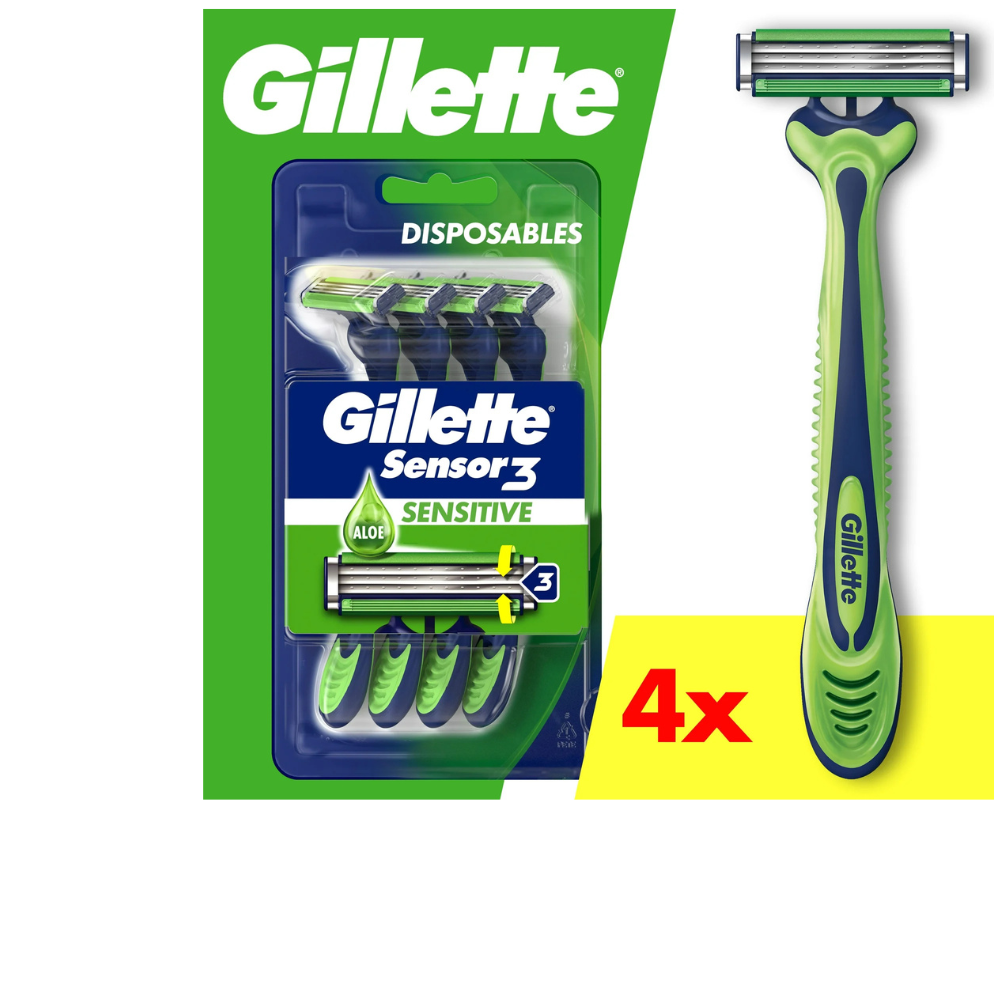 Gillette Sensor3 Men’s Disposable Razor