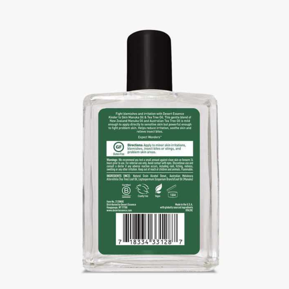 Desert Essence Kinder to Skin Manuka Oil & Tea Tree Oil 