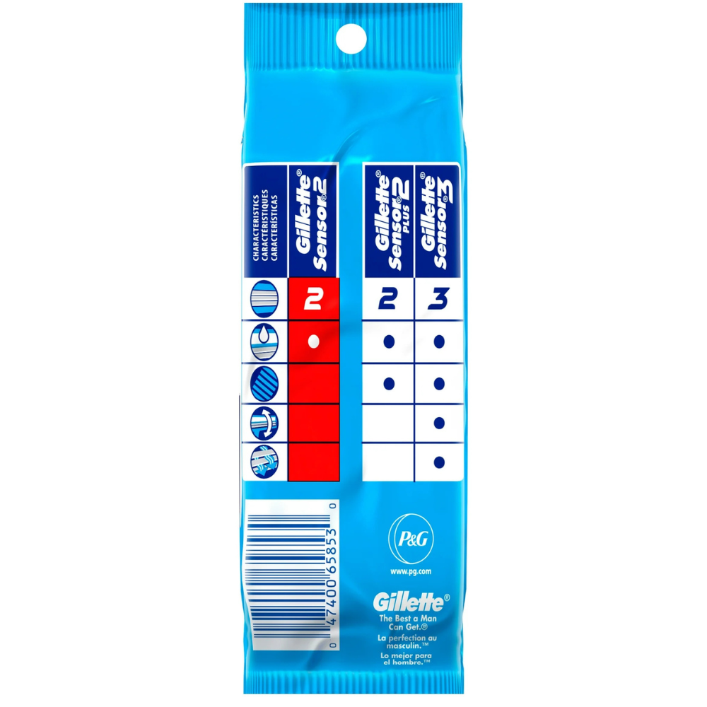 Máquinas de afeitar desechables Gillette Sensor2