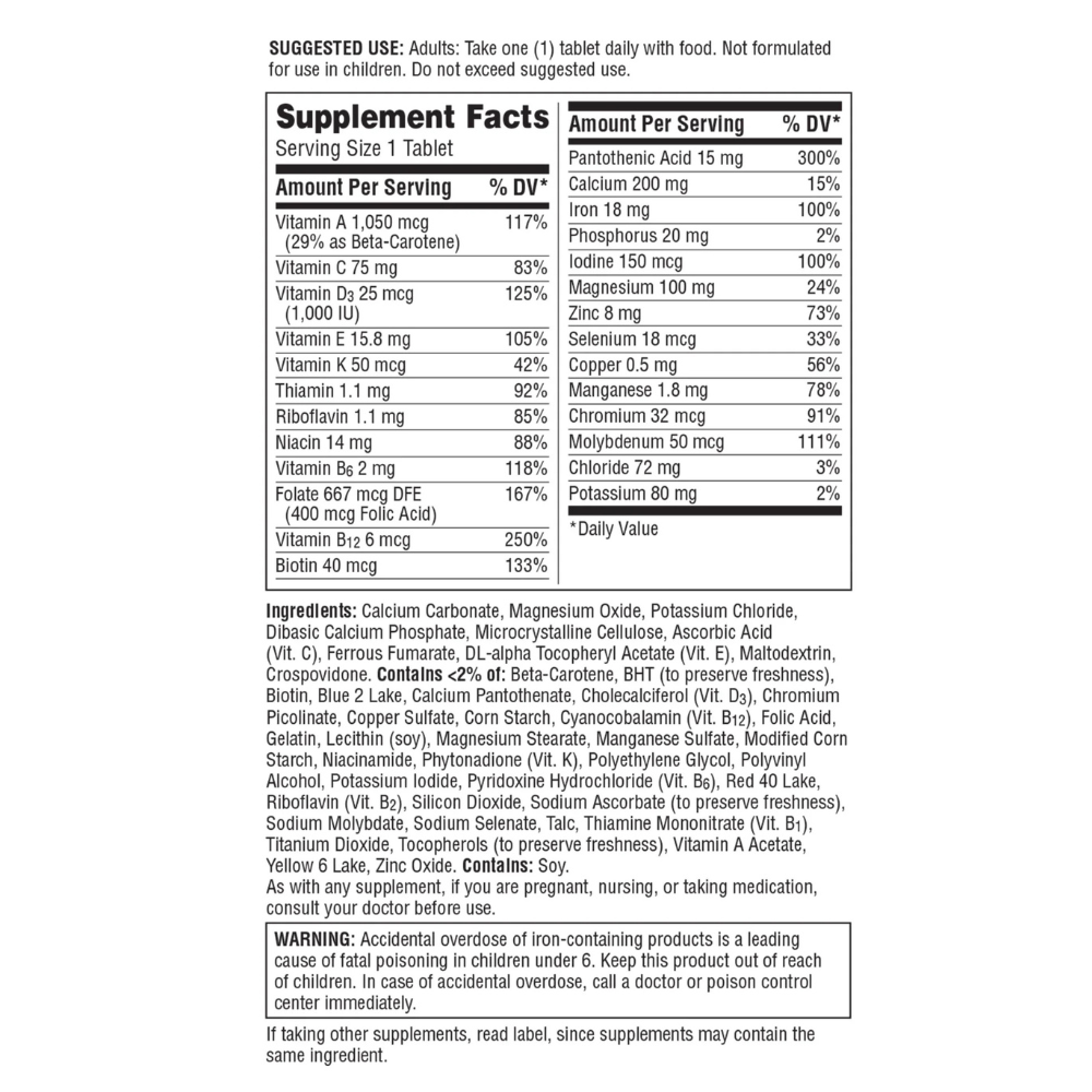 Multivitaminas Centrum para Mujeres