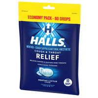 Thumbnail for HALLS Relief Mentho-Lyptus Cough Drops, Economy Pack