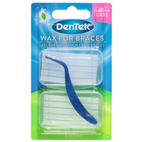 Thumbnail for DenTek Clear Wax for Braces, Relief for Braces Irritation, Fresh Mint