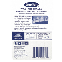 Thumbnail for DenTek Clear Wax for Braces, Relief for Braces Irritation, Fresh Mint