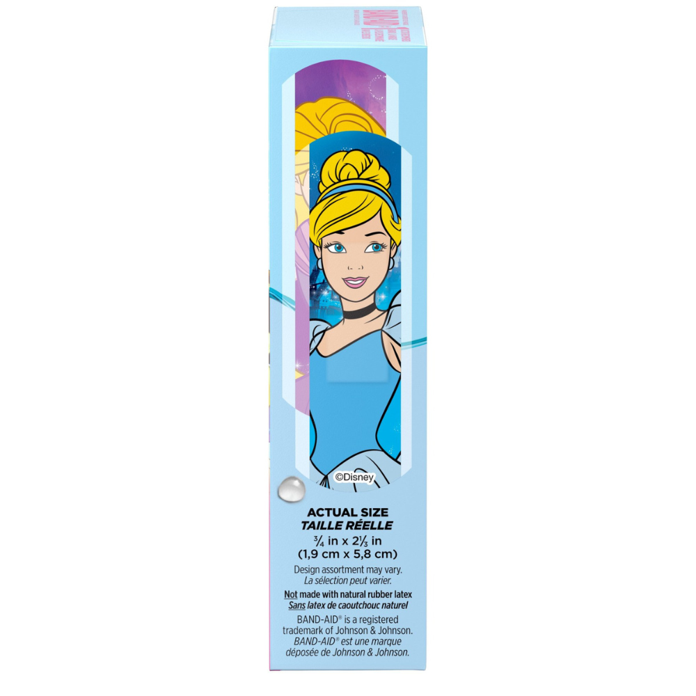 BAND-AID Brand Adhesive Bandages featuring Disney Princesses WATERPROOF