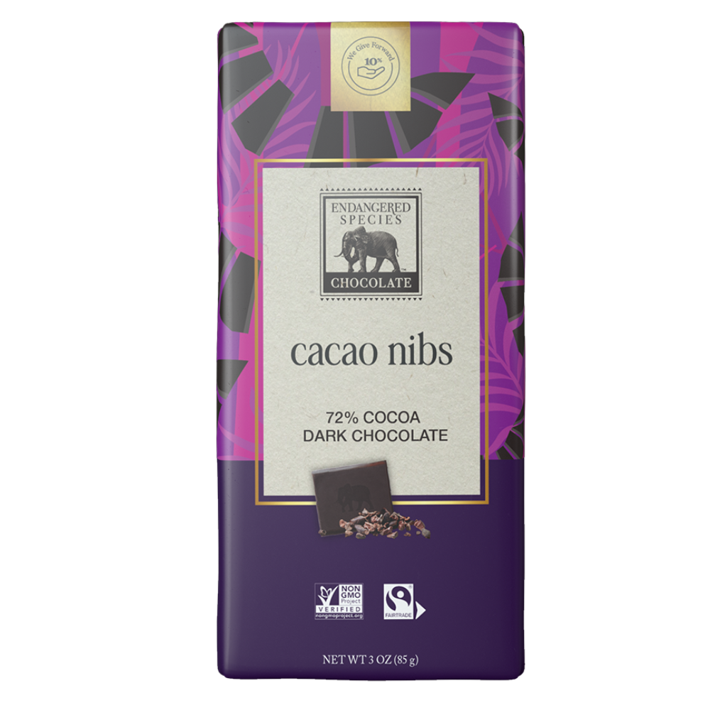 Nibs de Cacao + Chocolate Negro 72%