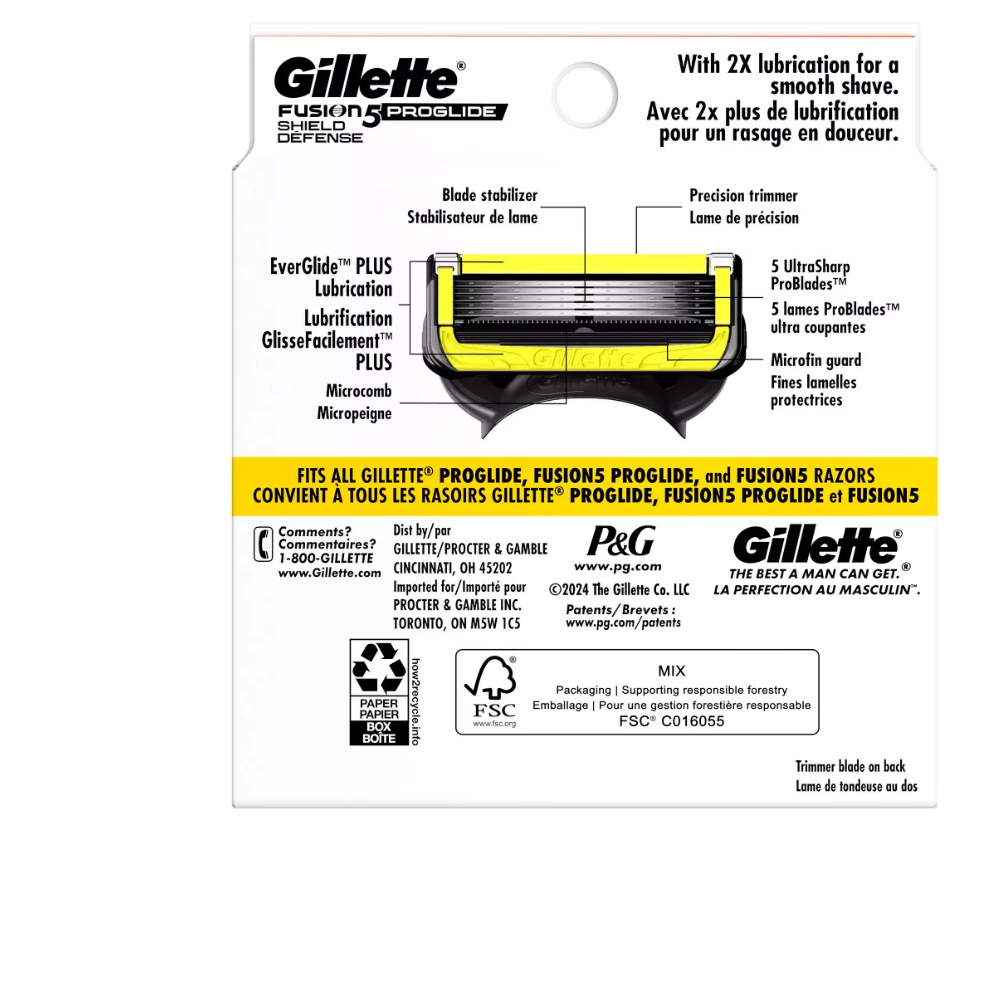 Gillette ProGlide Shield Men's Razor Blade Refills