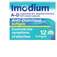 Thumbnail for IMODIUM A-D Anti-Diarrheal Medicine Softgels with 2mg Loperamide HCl