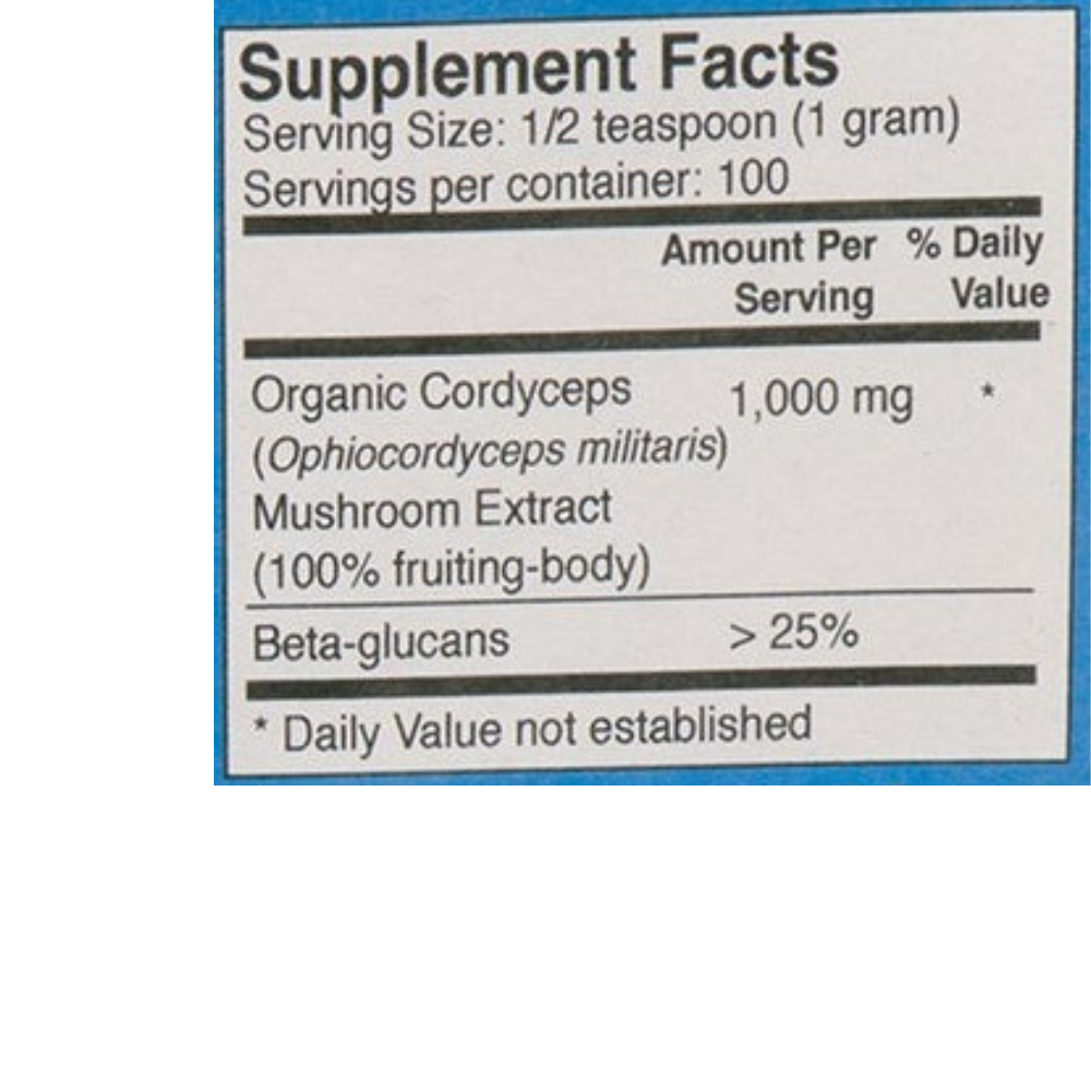 Cordyceps Mushroom Extract Powder