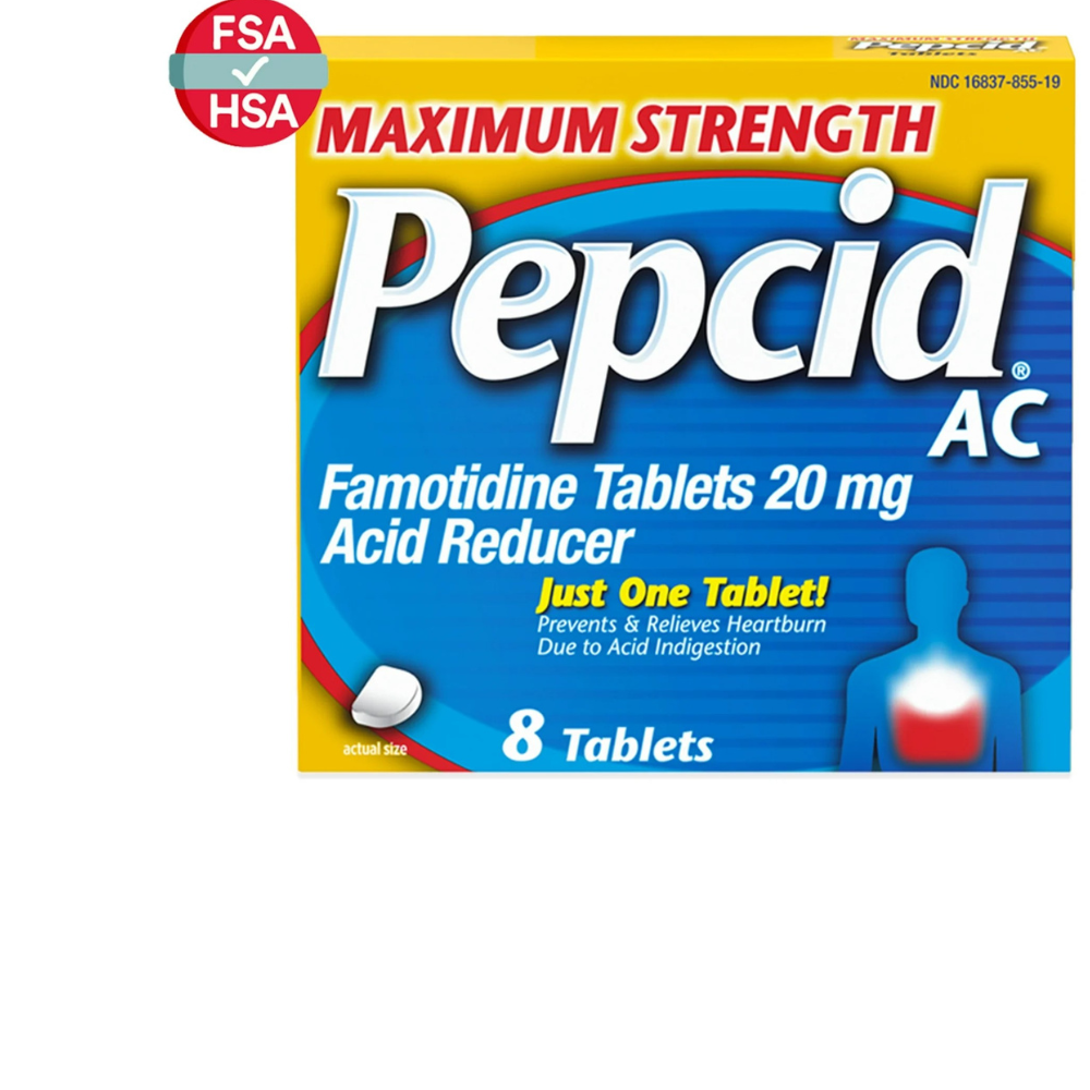 Maximum Strength PEPCID AC Tablets with Famotidine