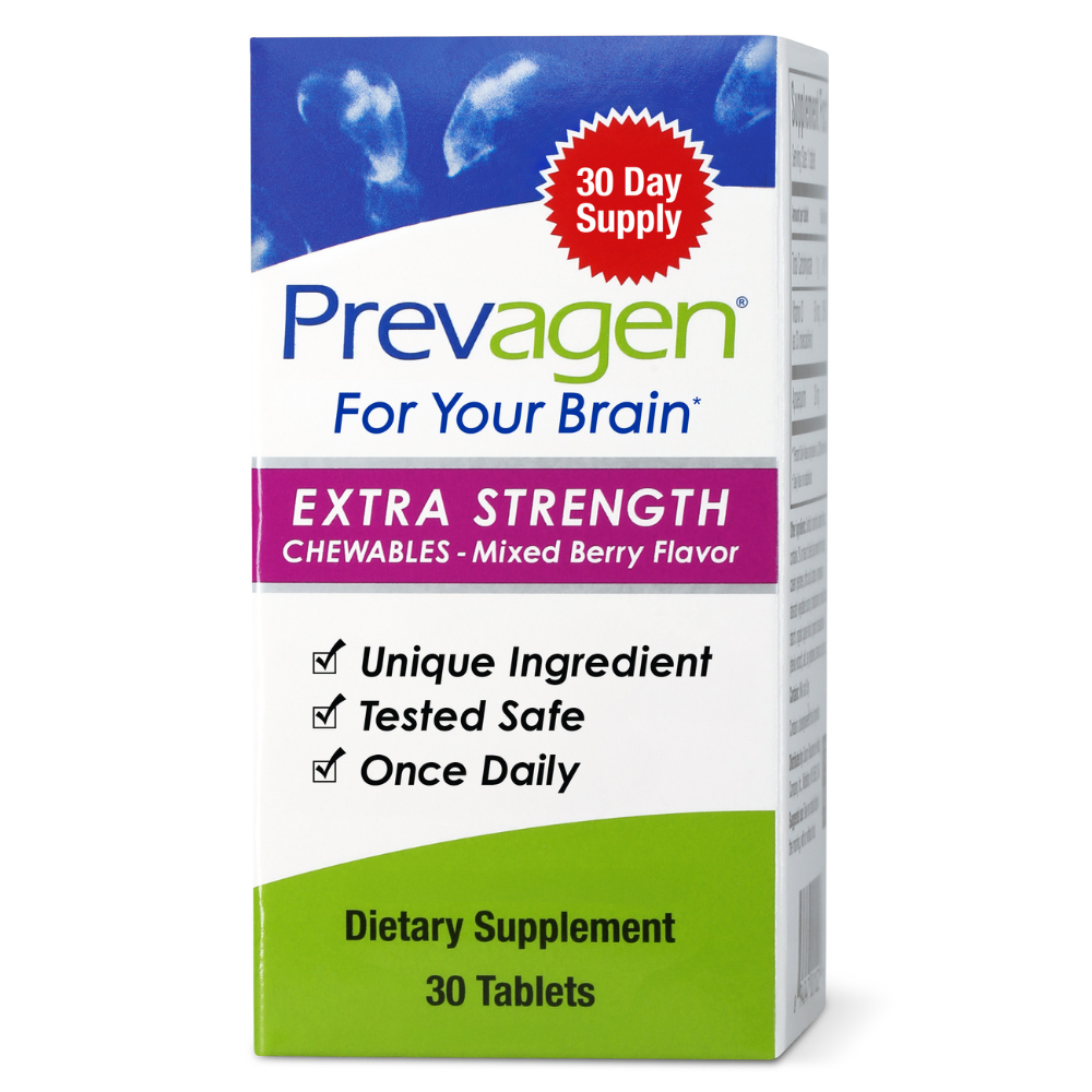 Prevagen Extra Strength 10mg, 30 Chewables,  Mixed Berry Flavor