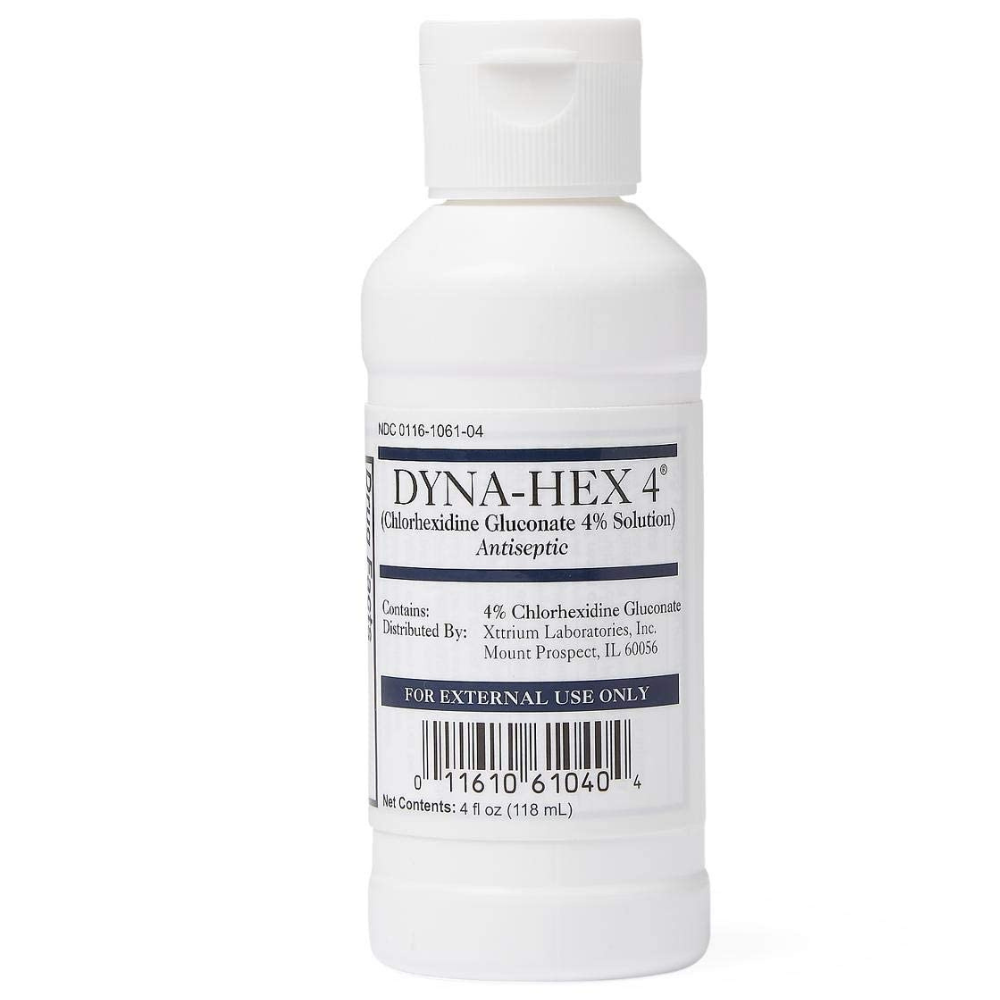 Limpiador antiséptico para la piel Dyna-Hex 4%