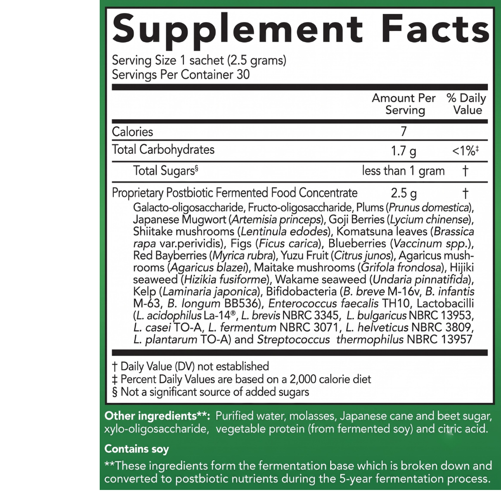 Dr. Ohhira’s Postbiotic Fermented Food Concentrate