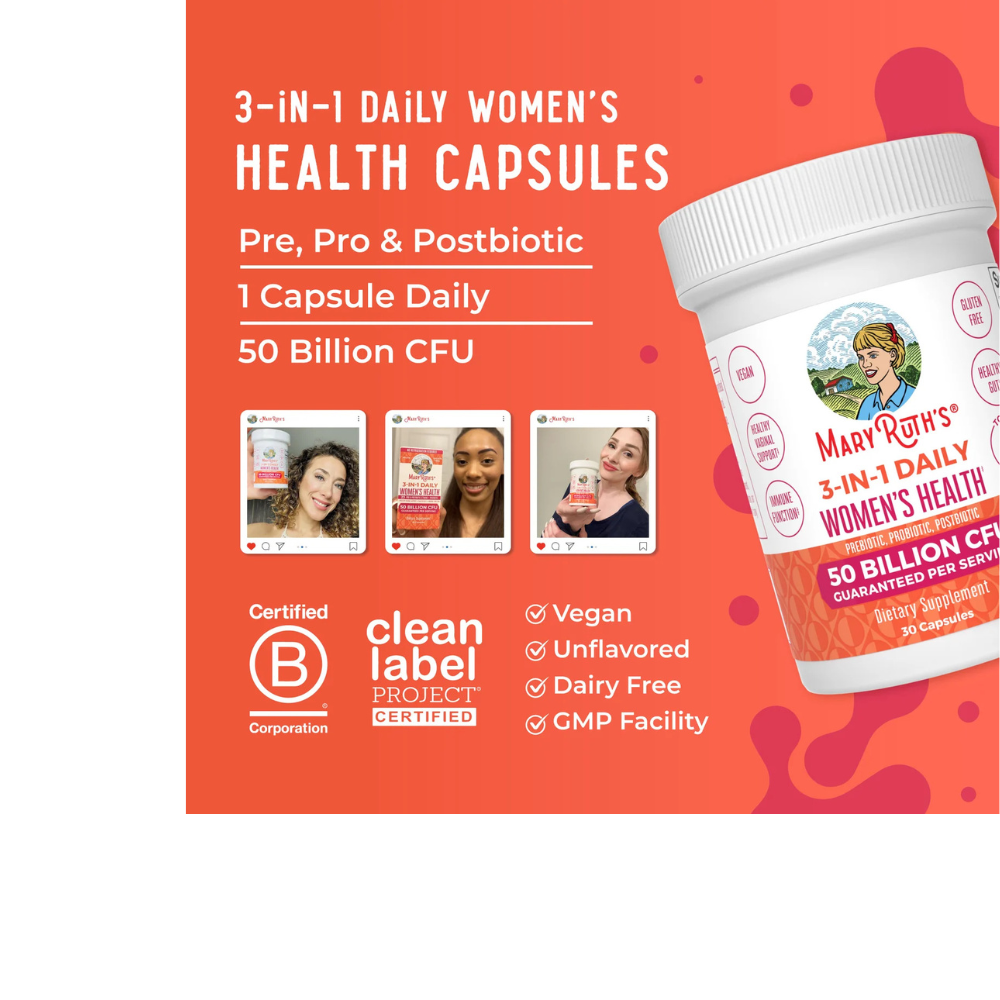 3-IN-1 DAILY WOMEN'S HEALTH CAPSULES 50 BILLION CFU