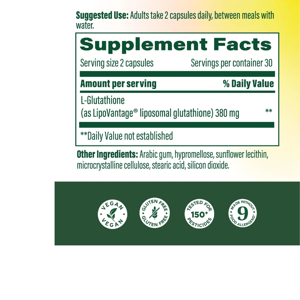 High Absorption Liposomal Glutathione