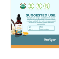 Thumbnail for Organic Toddler Multivitamin Liquid Drops With Iron
