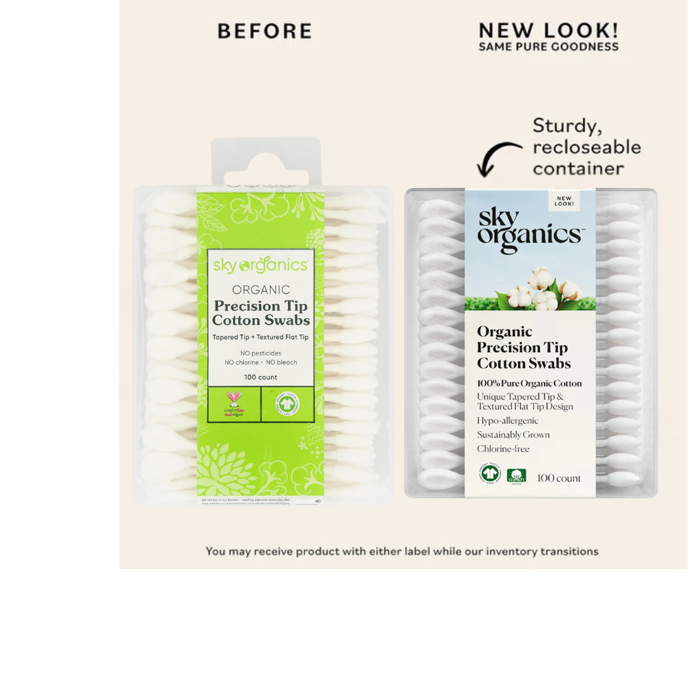 ORGANIC BABY COTTON SWABS