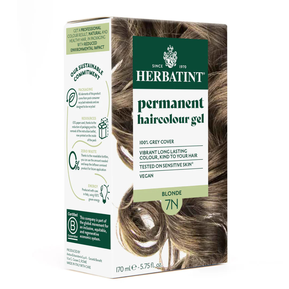 PERMANENT HAIR COLOR GEL 7N BLONDE