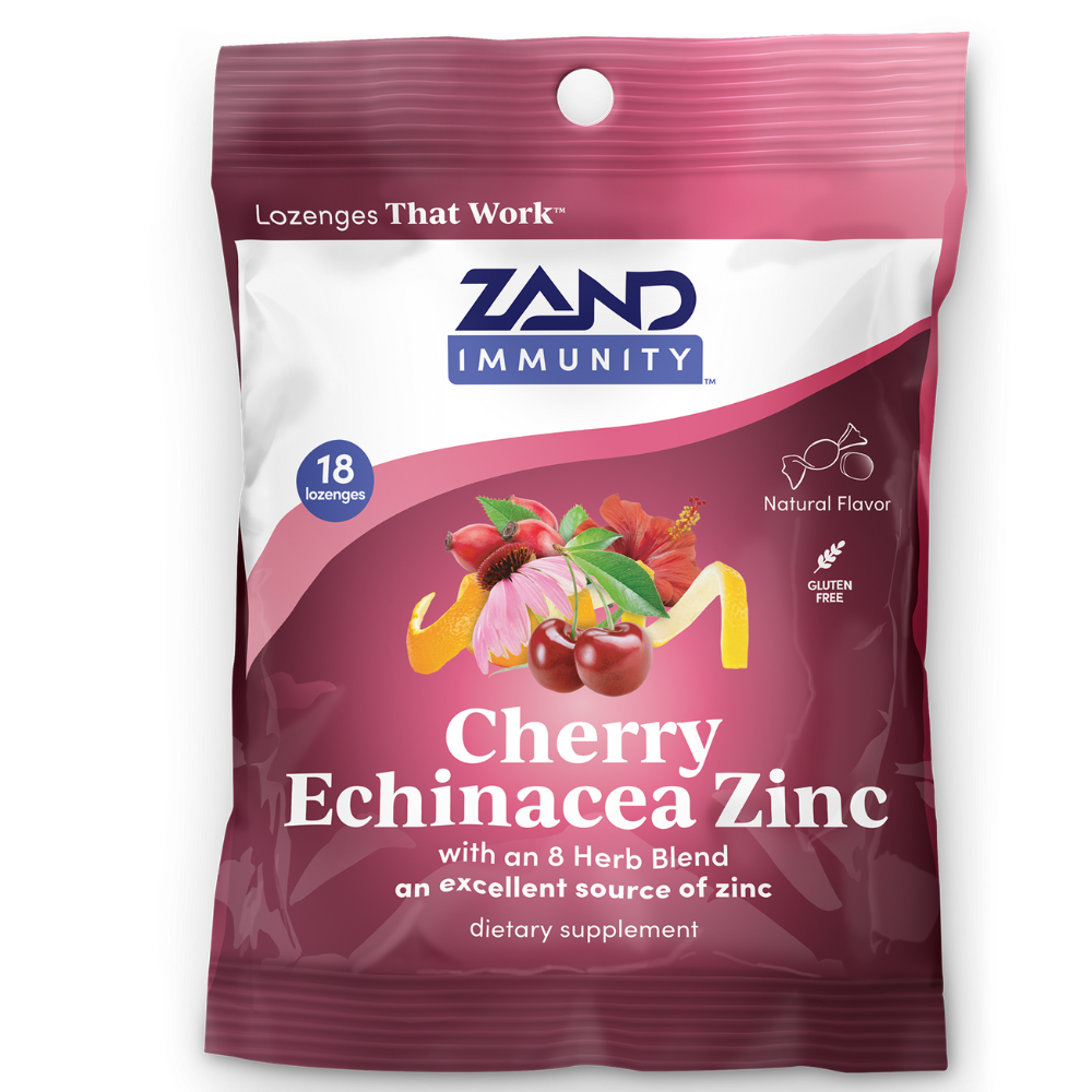 Pastillas de cereza, equinácea y zinc