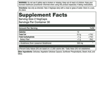 Thumbnail for LIPOSOMAL GLUTATHIONE 500 MG