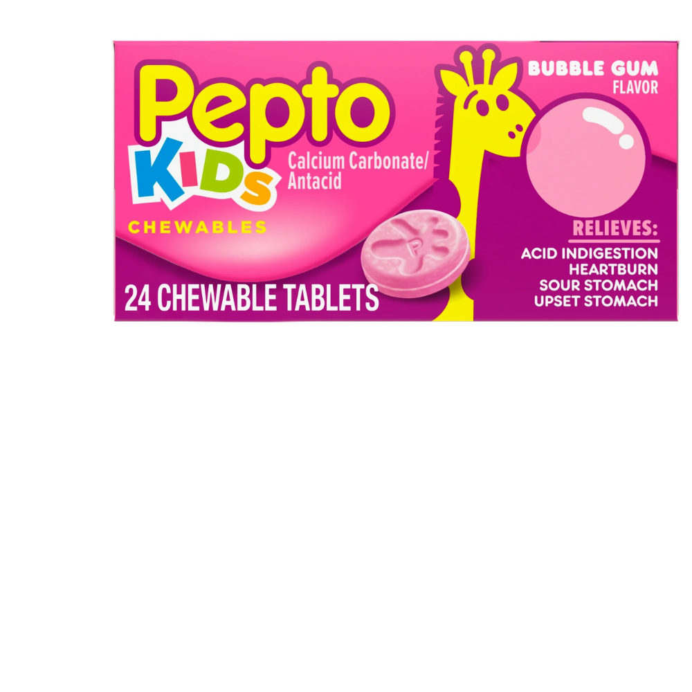 PEPTO-BISMOL CHILD CHEW BBL GUM FLVR