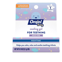 Thumbnail for Gel refrescante Orajel Baby para la dentición nocturna, sin medicamentos