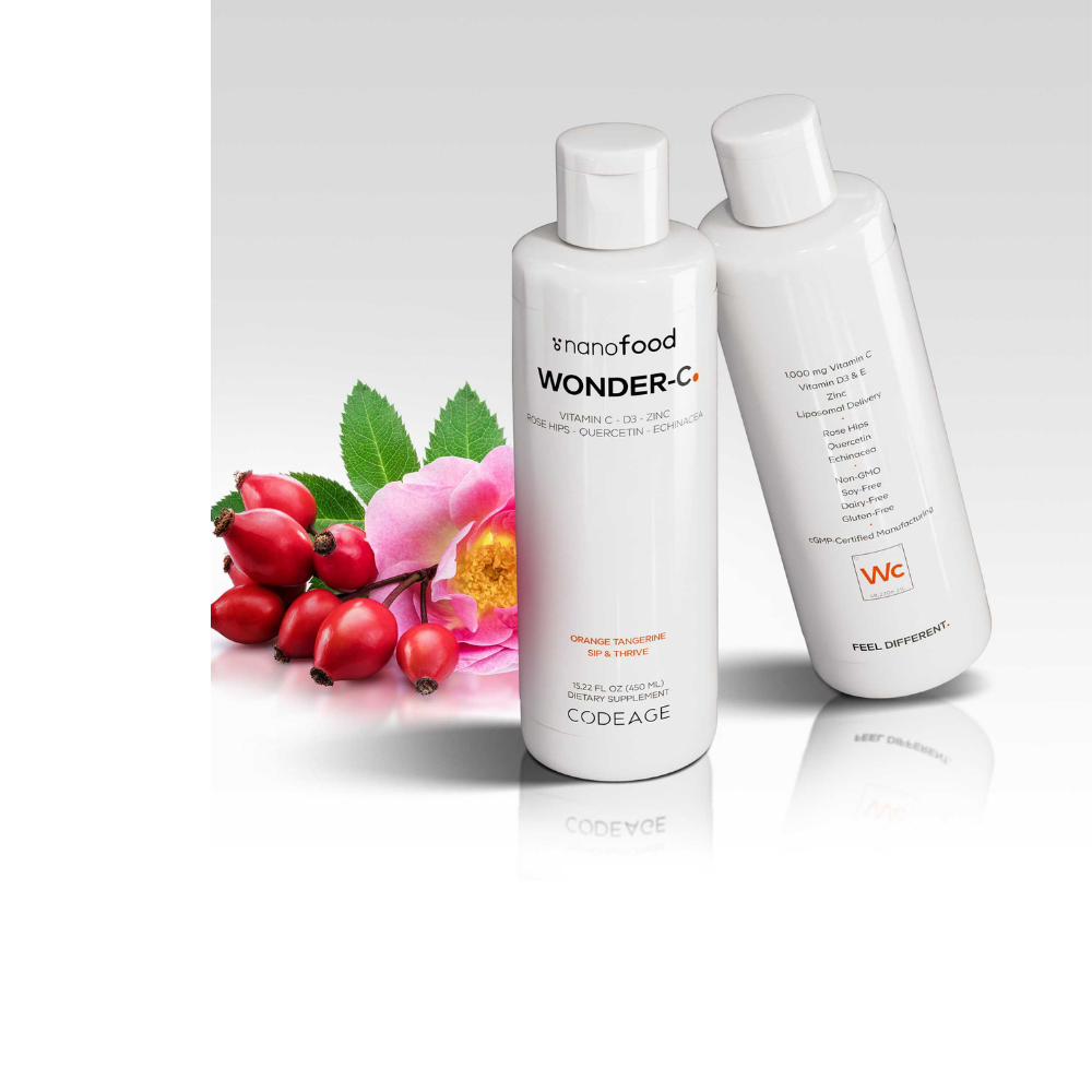 Nanofood Liposomal Wonder-C Liquid Vitamins ORANGE TANGERINE