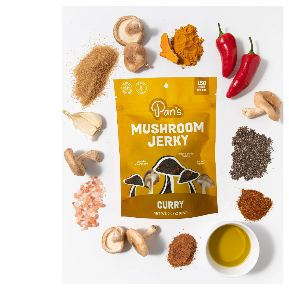 Curry Mushroom Jerky