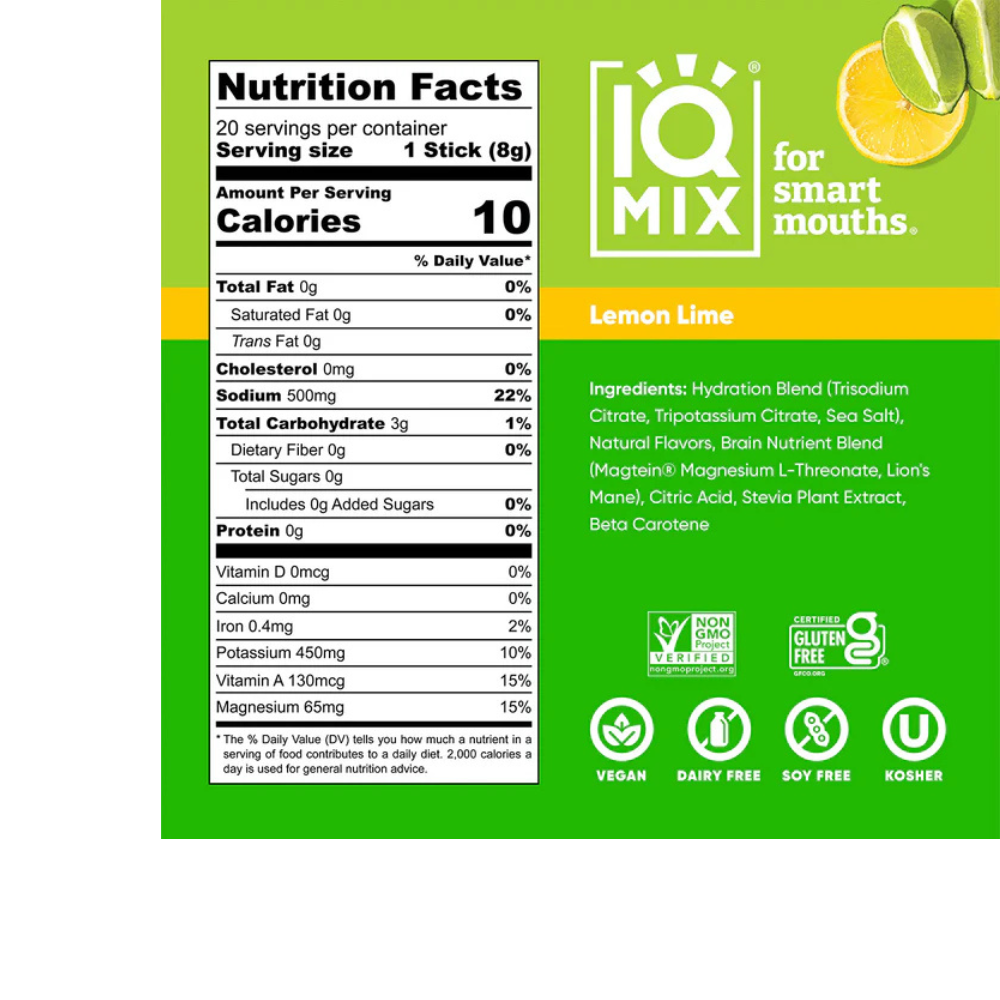 IQ MIX LEMON LIME