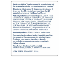 Thumbnail for OPTIMUM WEIGHT