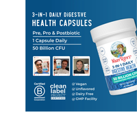 Thumbnail for 3-IN-1 DAILY DIGESTIVE HEALTH CAPSULES 50 BILLION CFU
