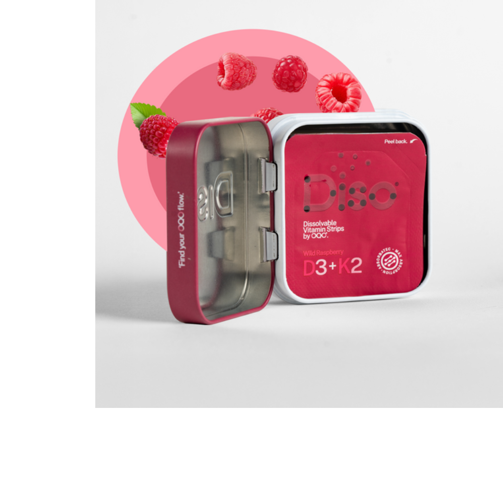 Suplemento D3+K2 - SABOR FRAMBUESA SALVAJE