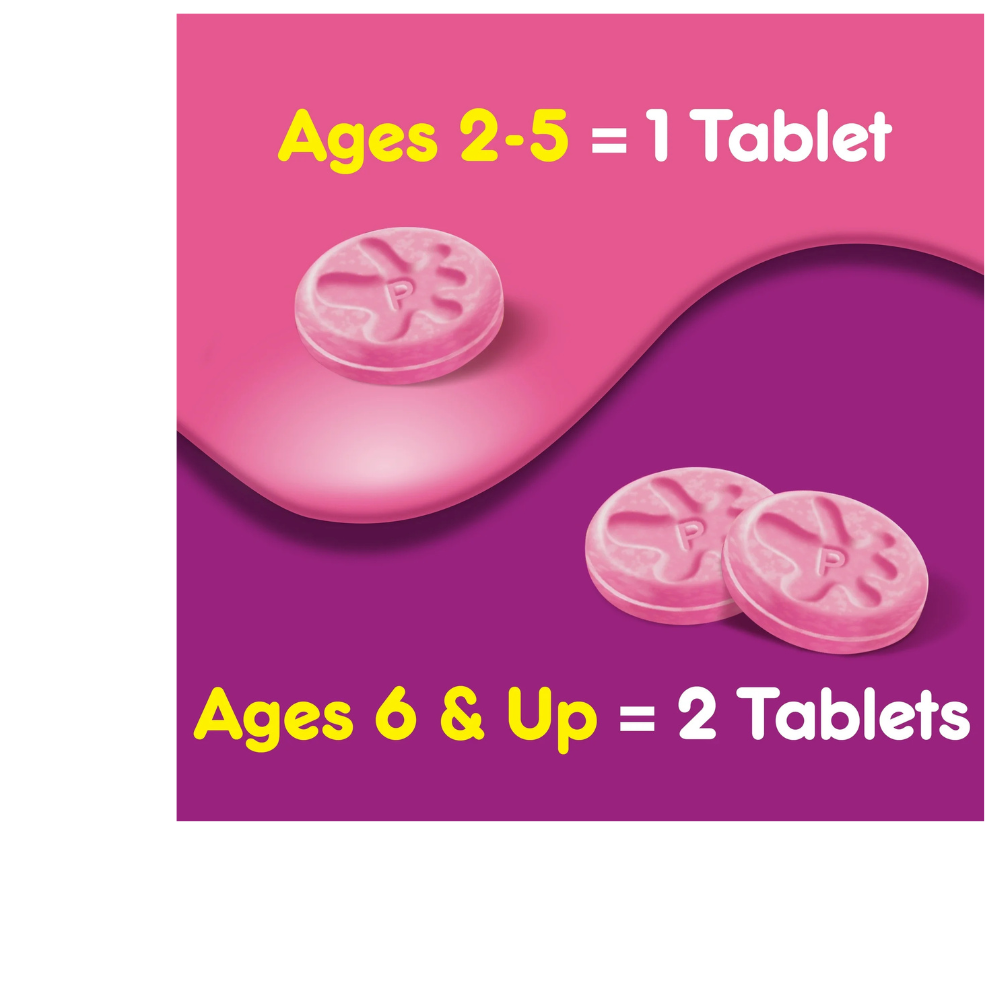 PEPTO-BISMOL CHILD CHEW BBL GUM FLVR