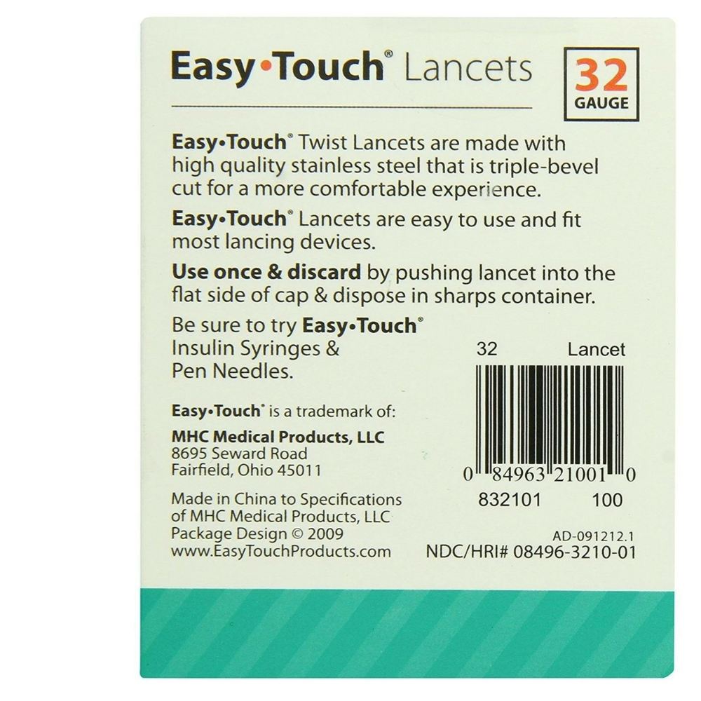 EASY TOUCH TWIST LANCETS