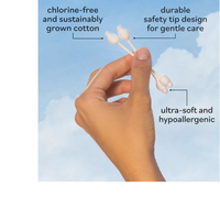 Thumbnail for ORGANIC BABY COTTON SWABS