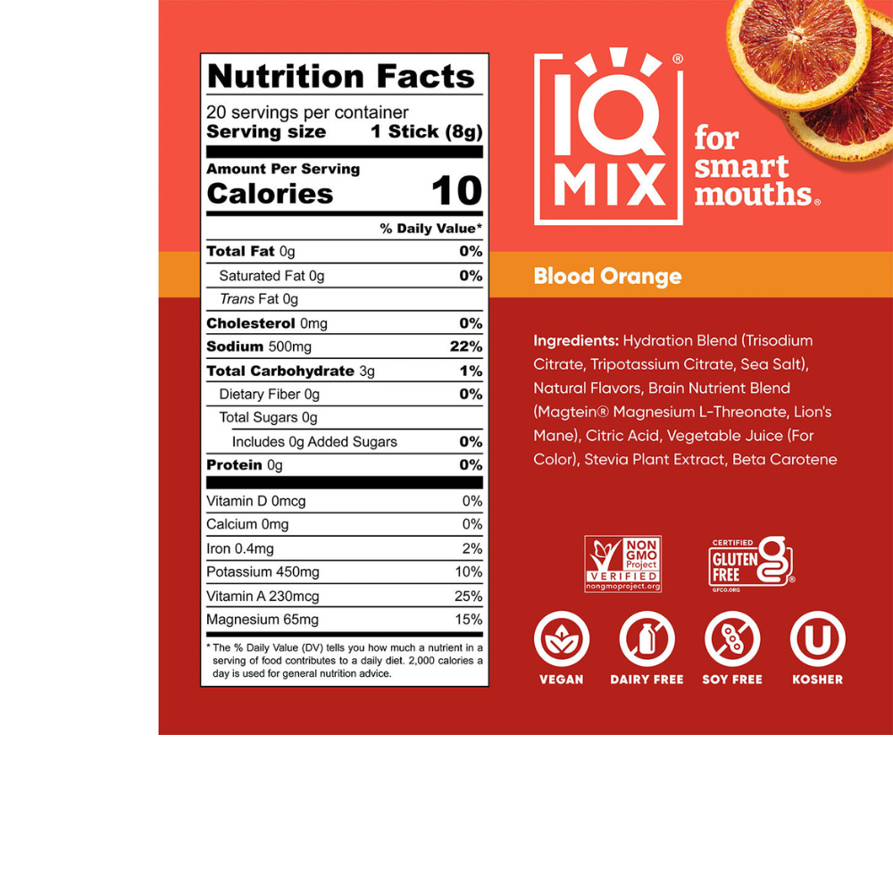 IQ MIX NARANJA ROJA