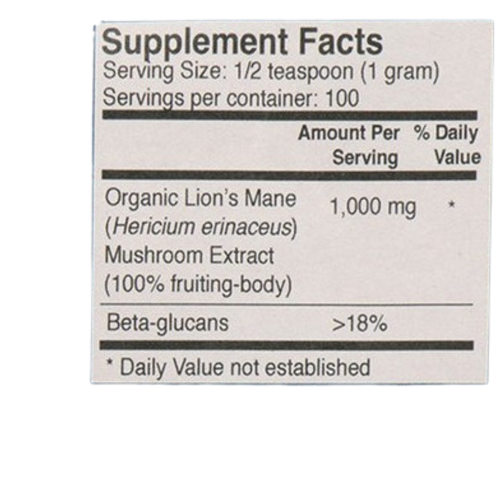 Lion's Mane Mushroom Extract Powder