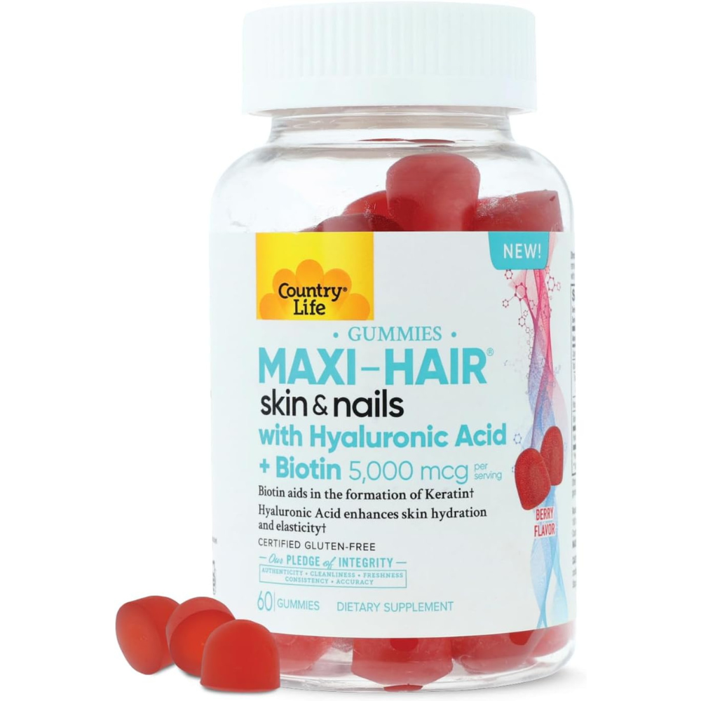 Maxi-Hair with Hyaluronic Acid + Biotin Gummy