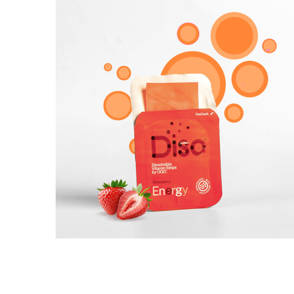 Energy Caffeine Supplements - STRAWBERRY Flavor